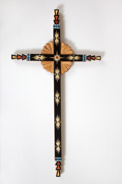 Straw Appliqué Cross